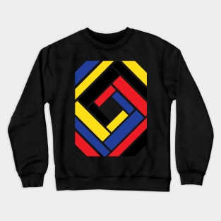Diamond colorful pattern Crewneck Sweatshirt